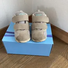 ASICS スクスク first 12.5cm ベージュ/ターコイズ