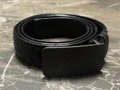 BOTTEGA VENETA イントレチャート レザーベルト グレー 90cm - メルカリ