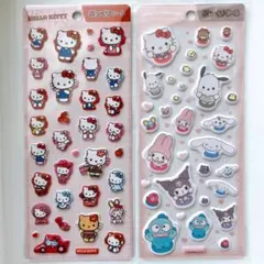 正規品 サンリオ ハローキティ マイメロ クロミ ぷっくりシール ステッカー