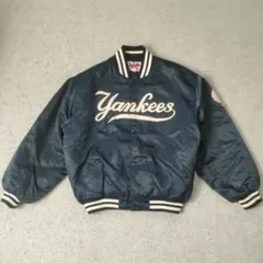 New York ヤンキース スタジャン ナイロン ネイビー starter