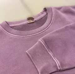 BEAMS BOY パープル クルーネック トレーナー