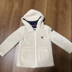 TOMMY HILFIGER フード付きコート ボア　美品