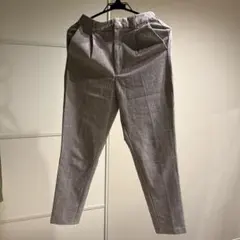 GU テーパードパンツ グレー Sサイズ 春夏用