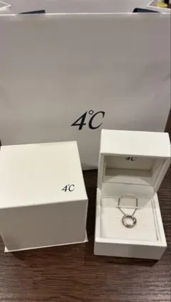 4℃ ネックレス シルバー サークルモチーフのサムネイル