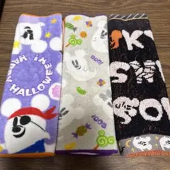 ディズニー　40周年　ハロウィン　ミニタオル　3枚