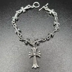 チェーン クロス マンテル 十字架 ブレスレット 垂れ下がり OT 20㎝