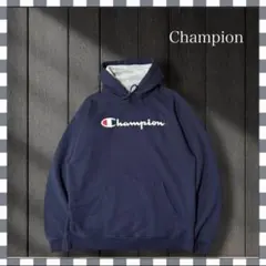 な*な様 4592/チャンピオン ブランドプリント パーカープルオーバーL