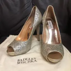 【バッジェリーミシュカ】オープントゥパンプス