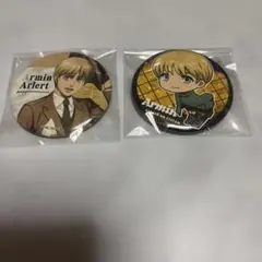 進撃の巨人 アルミン 缶バッジ カラオケの鉄人 - メルカリ