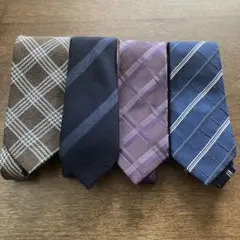 ネクタイ　4本　まとめ売り　BOSSなど