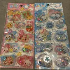 スパンコールパーティーシール2種