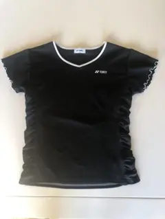 YONEX テニス、バドミントン、卓球 黒 Vネックウェア