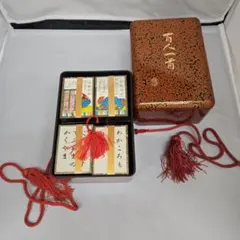 百人一首 丸福特製品 任天堂 玉手箱入り 小倉百人一首 - メルカリ