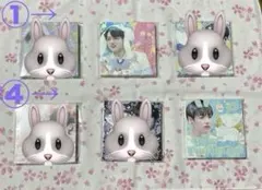 韓国製作者様 メモ帳 小 グク 6種類