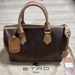 ☆専用 です☆ ETRO エトロペイズリー柄レザー ボストンバッグのサムネイル