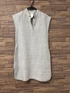 【美品】マックスマーラ　Max Mara リネンチュニック　グレーのサムネイル