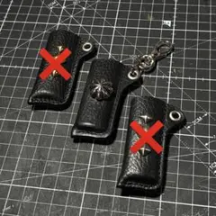 本革 ライターケース　BIC専用　コンチョタイプ