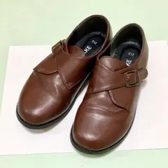 美品 ブラウン フォーマルシューズ　21cm