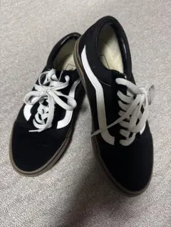 Vans ブラックスニーカー OFF THE WALL