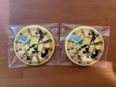 ディズニー 刺繍缶バッジ2 ピーターパン 2点セット