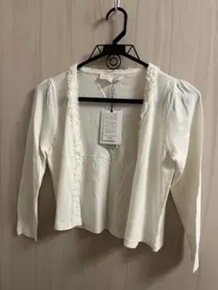 エムプルミエ　白カーディガン　ボレロ　38 新品タグ付き