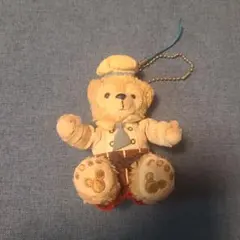 ダッフィーシェフのぬいぐるみ キーチェーン付き
