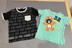 COMME CA ISM DOUBLE.B Tシャツ 2枚セット