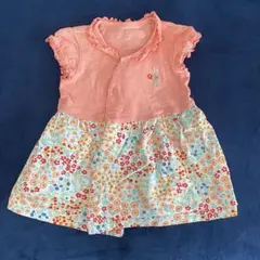 前開き＆全開 ワンピース80サイズ　コンビミニ