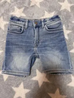 キッズ　デニム　半ズボン