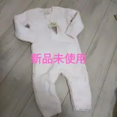 新品未使用　ジェラートピケ 80-90cmロンパース ピンク