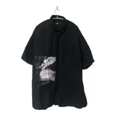 【S】 HARE グラフィックシャツ 半袖 ブラック モード メンズ