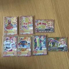 アイカツ！ 夏樹みくる　vivid kissコーデ　7枚セット