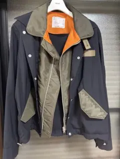 sacai Wool Suiting x Nylon Twill Jacketのサムネイル