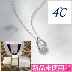【新品未使用】4℃ エターナルシルバー ネックレス