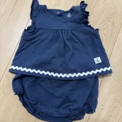 【美品】プチバトー　未使用品　セットアップ6m/67cm