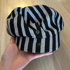ストライプ ワークキャップ