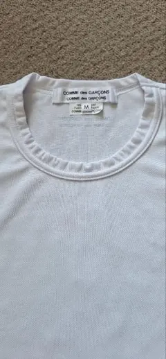 お値下げ新品COMME des GARÇONS 半袖Tシャツ M ホワイトのサムネイル