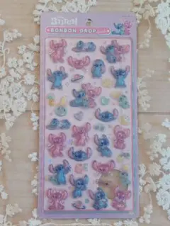正規品 ボンボンドロップシール スティッチ ＆ エンジェル ボンドロ ディズニー
