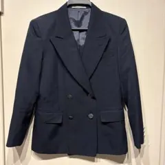 MITSUKOSHI ネイビー ダブルブレスト テーラードジャケット