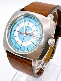 DIESEL スクエアケース 腕時計[電池交換済み]