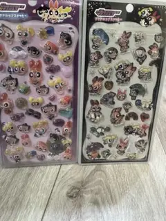 パワーパフガールズ　プチドロップステッカー　うるちゅる　シール　2セット