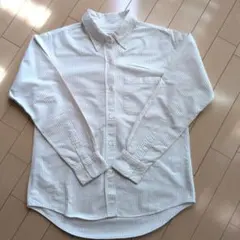 Maker's Shirt 鎌倉 ストライプ長袖シャツ ベージュのサムネイル