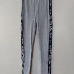 ゆ*♥様 ANAPGIRL　 グレー　レギンス　スパッツ　サイドロゴ　 Mサイズ