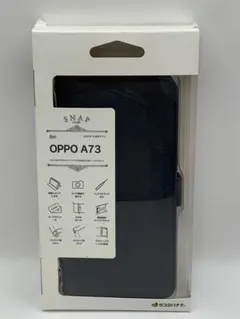 OPPO A73 専用 ラスタバナナ 手帳型ケース ブラックのサムネイル