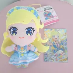 ひみつのアイプリ でふぉめぬいぐるみマスコット みつき ナムコ 映画 カード付き