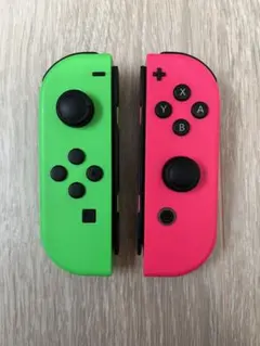 Nintendo Switch Joy-Con ネオングリーン ネオンピンク