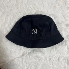 NEW ERA バケットハット ブラック NYロゴ