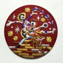 ディズニー刺繍缶バッジ　リメンバー・ミー