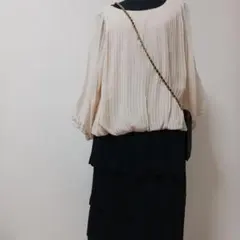 【美品】中古ワンピースsize13号ぽっちゃり卒園式卒業式