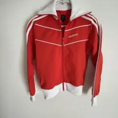 adidas originals トラックジャケット　ジャージ　オレンジレッド